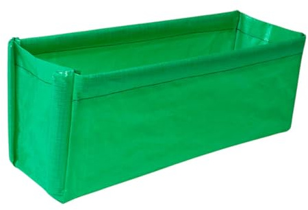 Folpus Jardinière Conteneur de Plante Stable Stable Pratique, Facile à Utiliser, boîte de Plantation Pliable pour Jardin de Cour arrière-Cour, Vert, 66cmx20cmx25cm