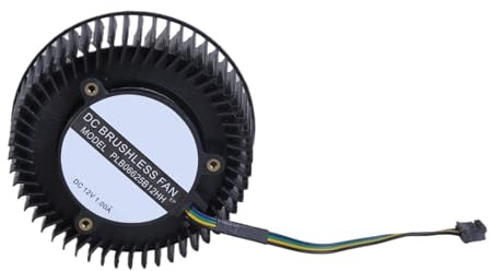 TEMOOUES Ventola di raffreddamento per scheda grafica GTX1080, 65 mm, 4 pin, PLB06625B12HH DC12V 1A GTX1080 per GTX1060/1070/1070ti/1080ti
