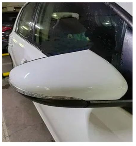 Espejo Cubierta Carcasa Para VW Para Golf Para Bora Para Touran 2009-2015 Tapa De Espejo Retrovisor Lateral Derecho E Izquierdo, Color Blanco(Right side RH)
