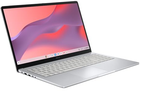 ASUS Laptop Chromebook CX15, pantalla antirreflejos FHD de 15.6 pulgadas, procesador Intel N50, almacenamiento de 128 GB, 8 GB de RAM, ChromeOS, gris puro, CX1505CTA-AS88F-PG