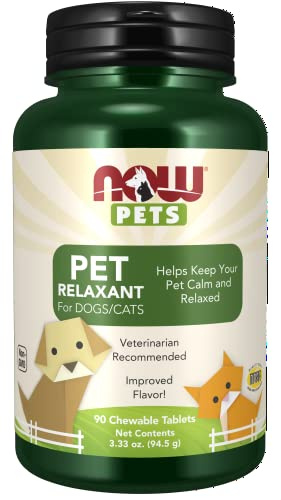 NOW Pet Relaxant Per Cani E Gatti 90 Compresse - 90 g