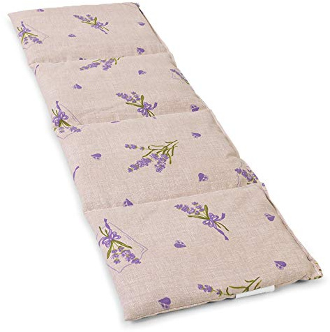 Hot Cherry Stone Pillow - Heating Pad and Cooling Bag - Cherry Pit - Microwavable (Country Style Romance, 4 Pockets Style 23.6 x 7.8 in)