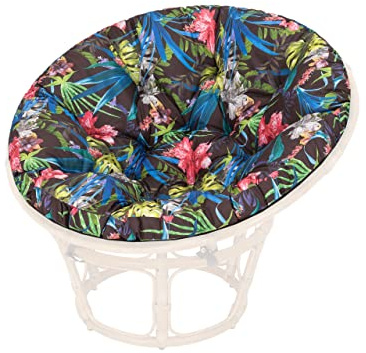 Acolchado para sillón Papasán, Acolchado, Acolchado de Repuesto Papasan, diámetro 114 cm, cojín de Suelo Acolchado, Manta para Gatear, sillón Colgante, con Burbujas de Colores