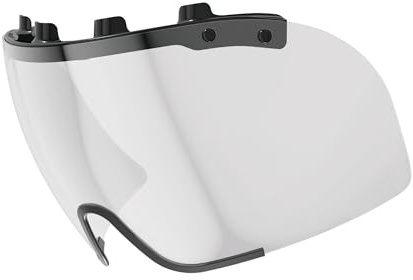 ABUS Visier für den Fahrradhelm Gamechanger TT 1.1 - beschlagfreie formschlüssiges Visier für Gute Sicht und Aerodynamik - einfach anbringen und abnehmen - Fahrradhelm-Zubehör - Clear, Größe L