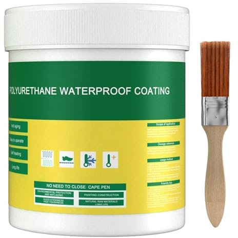 Invisible Polyurethane Sealant Agent, Multifunctional Transparent Waterproof Coating, Waterproof Insulation Sealant for Home Roof Bathroom (100g, 1 Pcs)