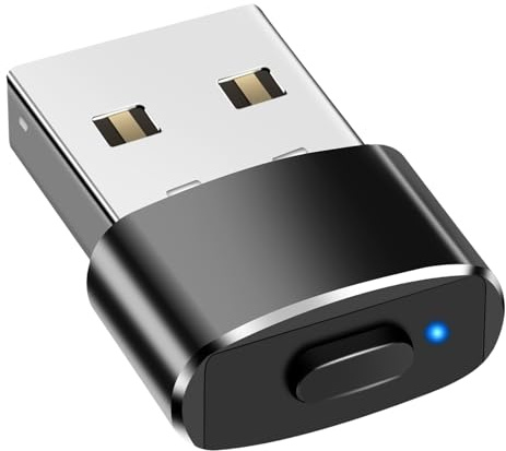 Mouse Jiggler a 3 Modalità, Muovi Mouse Automatico in Metallo con Pulsante di Accensione e 3 Modalità di Vibrazione, Dispositivo di Mouse Mover Senza Driver Per Mantenere Attivo Il Computer, Nero
