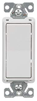 Eaton 7504W-SP-L 15-Amp, 120-Volt Standard Grade 4-Way Decorator Switch, White