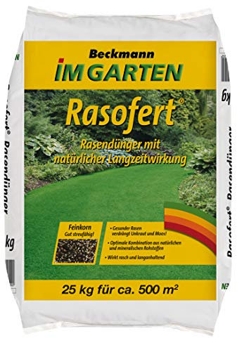 Beckmann Rasofert Rasendünger 12+3+5, 25 kg