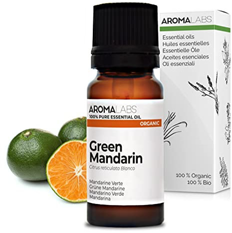 Mandarina Verde BIO (Citrus reticulata) - 10 mL - Aceite Esencial Quimiotipado y Certificado AB - Aroma Labs