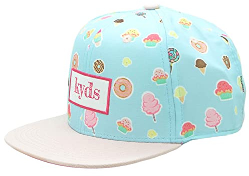 kyds® Casquette de baseball Snapback pour enfants et tout-petits, casquette de baseball cool pour garçons et filles de 1 à 12 ans, 3 tailles, fermeture réglable, bonnet durable pour enfant, Candyland,