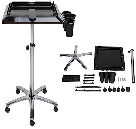 Haar Extension Tool Tray Cart Höhe Justieren Bewegliche Friseurwagen Werkzeughalter Stand Perücke Werkzeug Haar Verlängerungswagen für Friseursalon