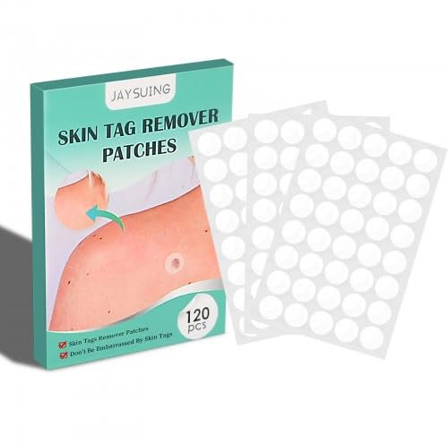 Skin Tag Removal Stickers Patches, Mole Remover Treatment Patches, Wart Removal Patches, Effective to Remove Moles, Body Spot Removal Patches Stickers, 120 PCS Natural Skin Tag Patches