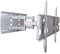 NEG Profi VESA Universal TV-Wandhalterung Extender 5015 Big Screen speziell für große Fernseher (Silber) Schwenk-, neig- und ausziehbar, Full Motion