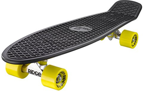 Ridge Skateboards 27 Nickel Mini Cruiser - Skateboard, 69cm, Hecho en el Reino Unido