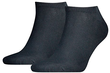 Tommy Hilfiger Women's Sneaker 2P Ankle Socks, Blue, Size 35