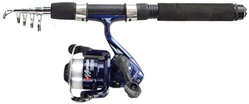 NGT Namazu Mini Travel Telescopic Rod and Reel Combo - Green, One Size