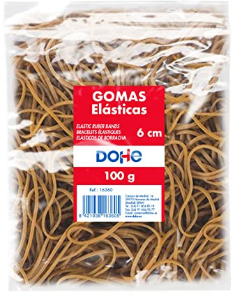 MTL 16360 - Bolsa gomas elásticas, 6 cm x 1.5 mm