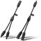 BougeRV Y Stecker Solarkabel Y Verteiler für 2.5mm²/4mm²/6mm² Solar Kabel 1Y2 PV Stecker für Solarpanel Photovoltaik Solarstecker IP67 Solarverbinder Anschluss (MMF + FFM, 1 bis 2, 32cm, 4mm2)