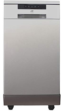 SPT SD-9263SSA Stainless Steel 18″ Energy Star Portable Dishwasher