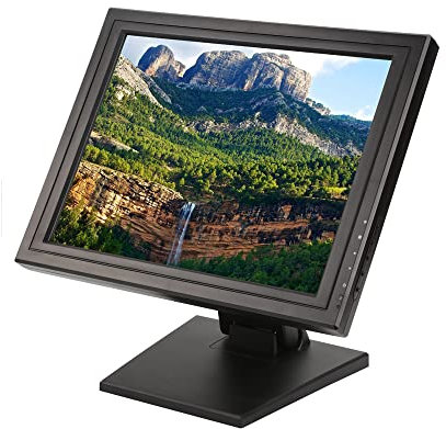 Registrierkasse Kassendisplay, 17 Zoll Touchscreen Monitor POS Kassenmonitore für Kassensysteme Touchscreen Display mit hoher Auflösung und Farbe für den Einzelhandel und Point of Sale