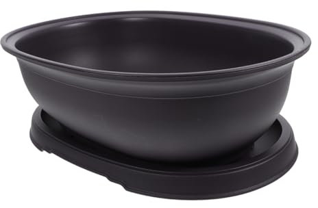 KITANDOVE Dekorativer Blumentopf Eleganter Bonsai-Topf Aus Pp-Material Drainage-pflanzgefäß