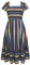 Hanna Nikole Casual Dresses Ruffle Sleeves Women Plus Size Midi Dress Square Neck A-Line Dress Bohemian Stripes 20