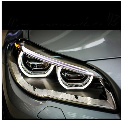 Faro Proiettore Fanale Anteriore Per BMW F10 F18 2011-2017 Per Hella F11 530 Per M5 Fari Auto Fari Auto Lente Grandangolare 12V H7 LED DRL Lente Xenon Per Hella Faro Principale(2014-2017 year)