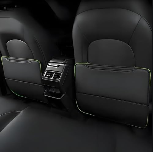 DALUJIE 2 Pièce Protecteur de Dossier de Siège de Voiture pour Mercedes Benz GLC X254 2022-2023 2024, Protections de Dossier de Siège en Cuir Protecteur Kick Mat Poussières