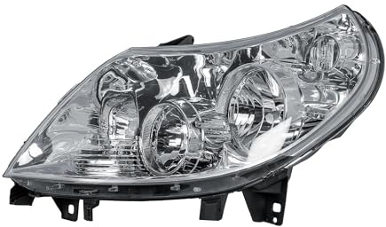 KINGVANS Faro delantero izquierdo lado conductor con motor Apto para Fiat Ducato Citroën Jumper Peugeot Boxer 2011–2014