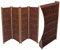 Weiden Paravent 3teilig als Raumteiler Easy eco mit 120 x 180cm - Dreiteiliger Paravent aus Weidenruten ideal für temporären Sicht- und Windschutz
