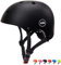 XJD Fahrradhelm Kinder Jugend Kinderhelm Einstellbare Skateboard Helm Skaterhelm für Fahrrad Skateboard Scooter Roller Kinderfahrradhelm für 3-13 Alt Mädchen und Jungen (M: 55-58 cm, Schwarz)