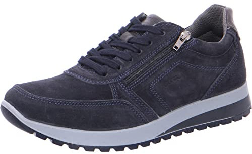 ARA Herren MATTEO Low-cut Sneaker, BLUE,GRIG.SCURO , 45