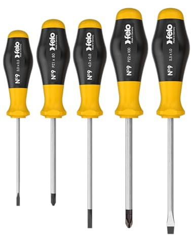 Juego de Destornilladores Felo Serie Nr. 9 (Planos y PZ / 5 uds)