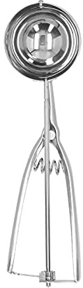 Mtlavishness Cuchara para Helado Cuchara para Helado de Acero Inoxidable Cuchara para Melón Utensilio de Cocina Premium con Mango ergonómico para Porciones Perfectas de Helado (l)
