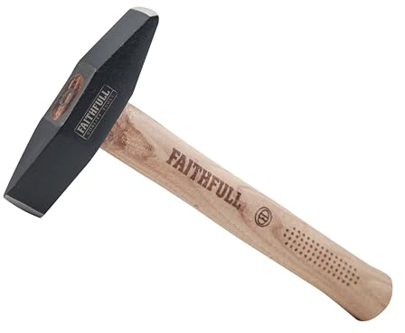 Faithfull Kesselhammer – Meißelkopf-Design, Meißelhammer mit FSC-zertifiziertem Hickory-Stiel für Metallarbeiten und Zunderentfernung – 454 g