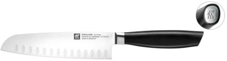 Zwilling All * Star Santokumesser Kochmesser Küchenmesser Messer 18 cm, Silber, Rosegold