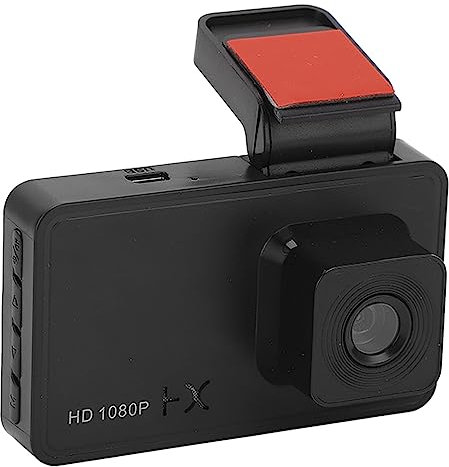 Dash Cam 3 Pollici HD Smart Loop Registrazione Motion Detection Night Vision Registratore per la Guida di Parcheggio