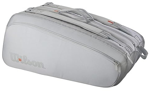Wilson Shift Super Tour - Bolsa de Tenis (15 Unidades), Gris, L