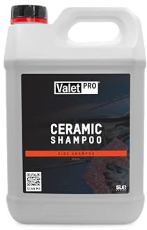 ValetPRO Ceramic Shampoo 5L | Autoshampoo Konzentrat mit starker Reinigungsleistung | Keramik Auto Shampoo mit Schutzschicht vor Neuverschmutzung | längere Haltbarkeit für Keramikversiegelungen