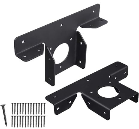 kowaku 2 Stück Pergola Halterungen, Verstärkungsbeschläge, Robuste Eckwinkel
