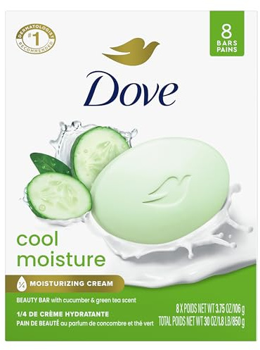 Dove Go Fresh Beauty Bar, Cucucumber and Green Tea 4 oz, 8 Bar