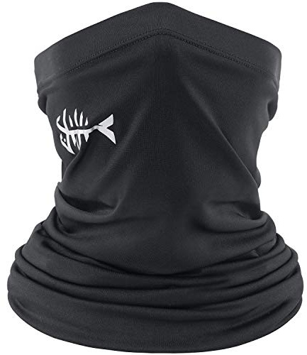 Bassdash Cache-Cou Multifonction, Bandeau Bandana, Foulard, Masque Facial UPF 50 +, Protection UV Multifonction, écharpe Magique, Bandeau élastique pour l'équitation, la Moto, la randonnée, la pêche