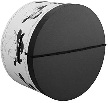 McBURN Hutbox Hutschachtel Portrait Damen - Accessoires Winter Herbst Sommer Frühjahr Frühling-Sommer Herbst-Winter - 48 cm weiß