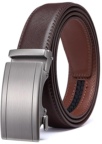 Acewin Cinturón Hombre, Automática Cinturónes Hombre Cuero, Ajustable, Ancho 35mm