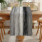 LOZULO Grau Tischläufer Vintage Läufer Tisch Landhausstil Leinen Tischläufer Deko Abwaschbar Table Runner Party Gestreift Tischdeko Outdoor Wetterfest Tischläufer 180x40 für Couchtisch