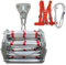 SNBGRYE Aluminiumlegierung Feuerleiter, Notfall-Evakuierungsleiter, 5-30 M Lang/Tragkraft 500 Kg, Faltbare Bauleiter, Flexible Drahtleiter,30m