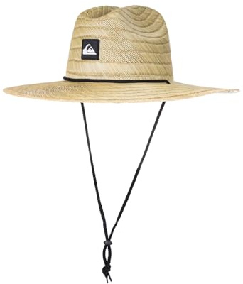 Quiksilver Pierside - Sombrero de Paja para Hombre, Color Beige, Talla L/XL