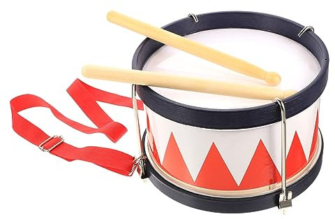 LRXIYODE Kinderschlagzeug Snare Drum Mit Drumsticks Für Junge Mädchen Musikinstrumente Lernspielzeug Feinmotorik Und Hand-augen-koordination
