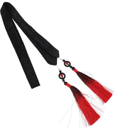 SMASOLO Traditional Hanfu Hairband with Tassel, Delicate Chinese Style Headband Strap for Cosplay and Hanfu Costume Accessories, Unisex Forehead Hair Rope for Cultural Events and Daily Wear