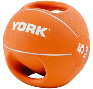 5kg York Barbell Dual Grip Medicine Balls
